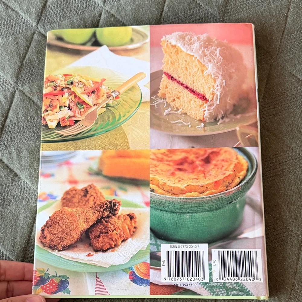 Williams Sonoma The South Cookbook with Peach and Green Cover